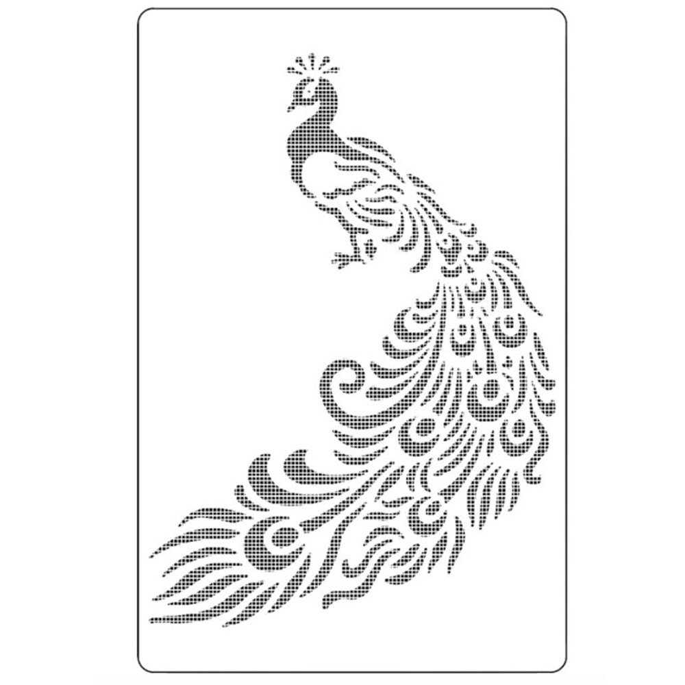 Трафарет Жар птицы для вырезания