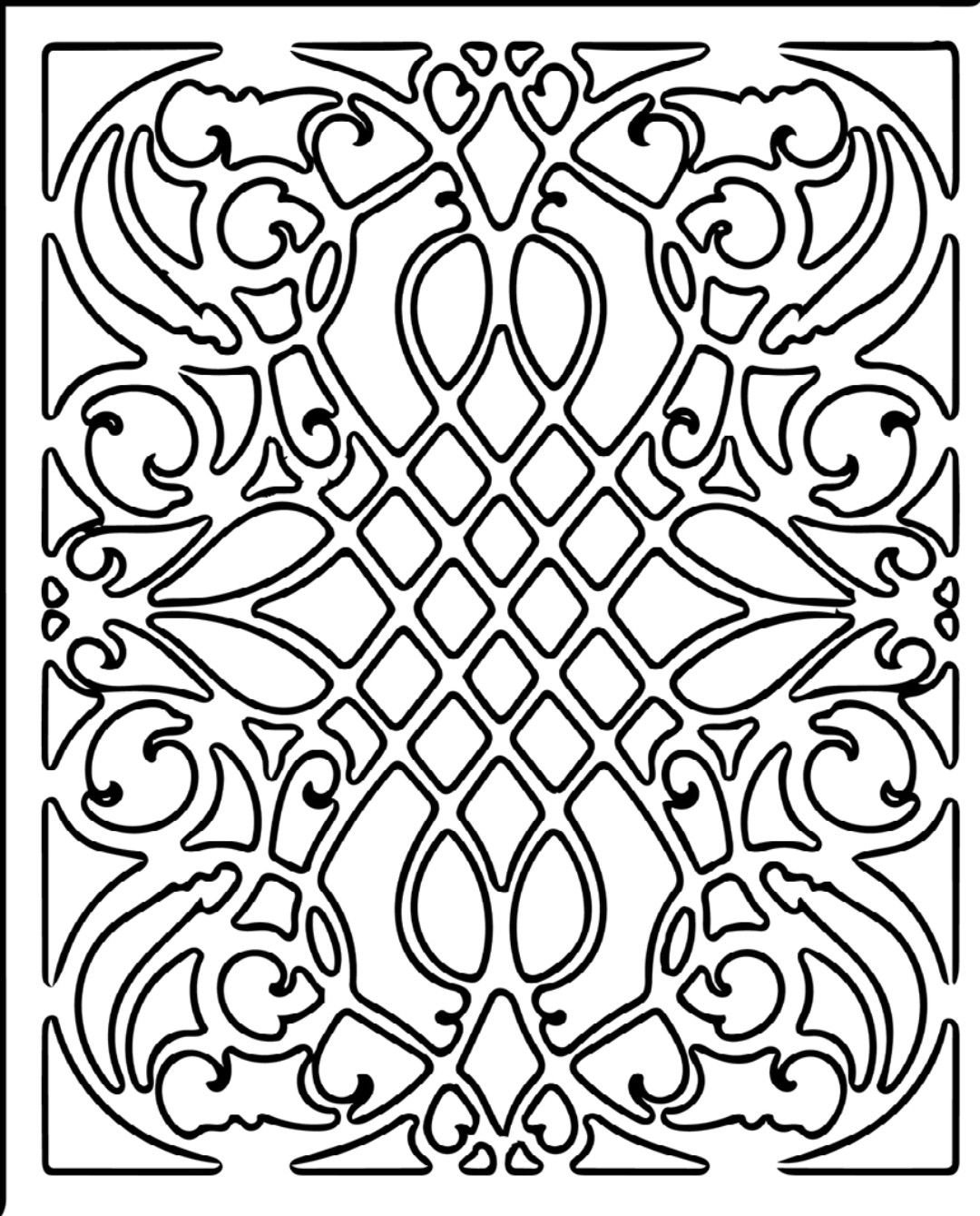 Угловой узор