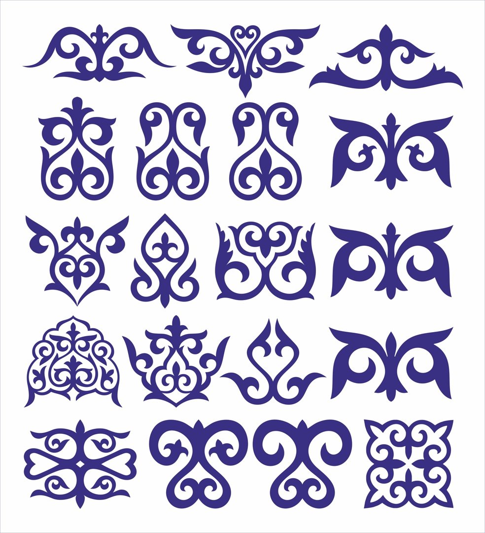 Татарский орнамент трилистник