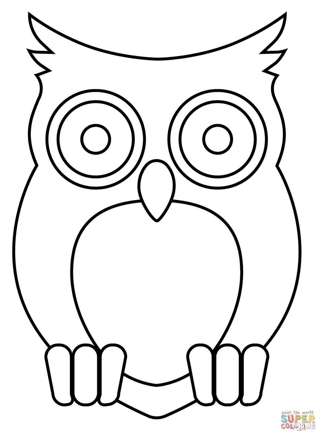 Трафареты совушек