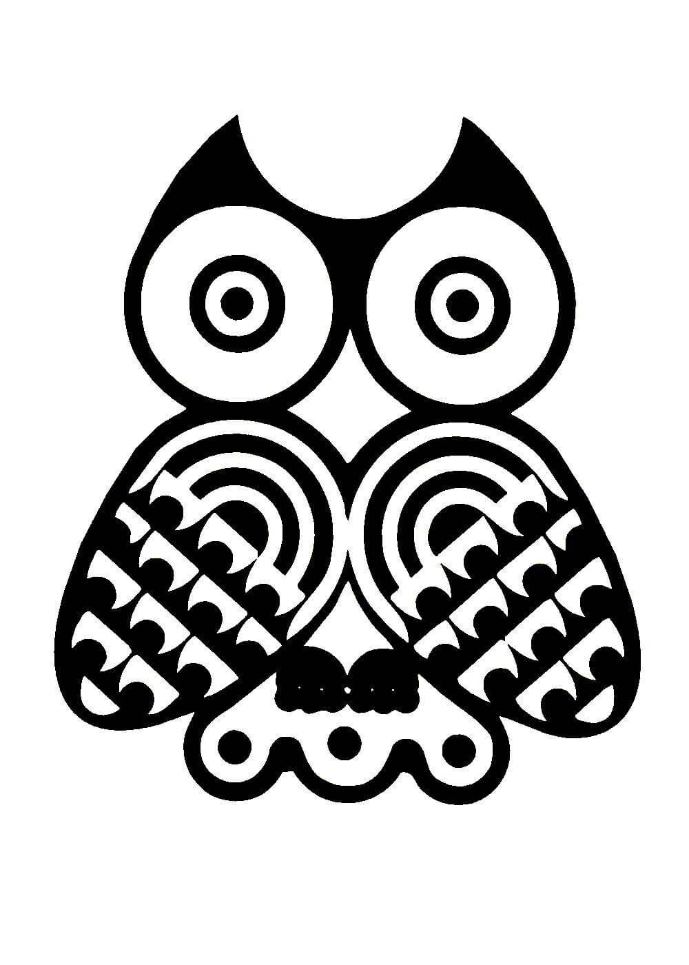 Совенок из фетра выкройка