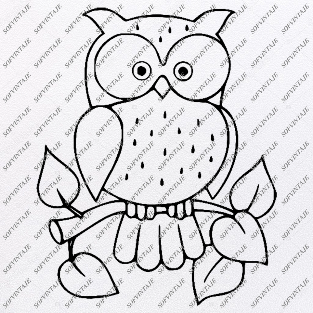 Сова трафарет для вырезания