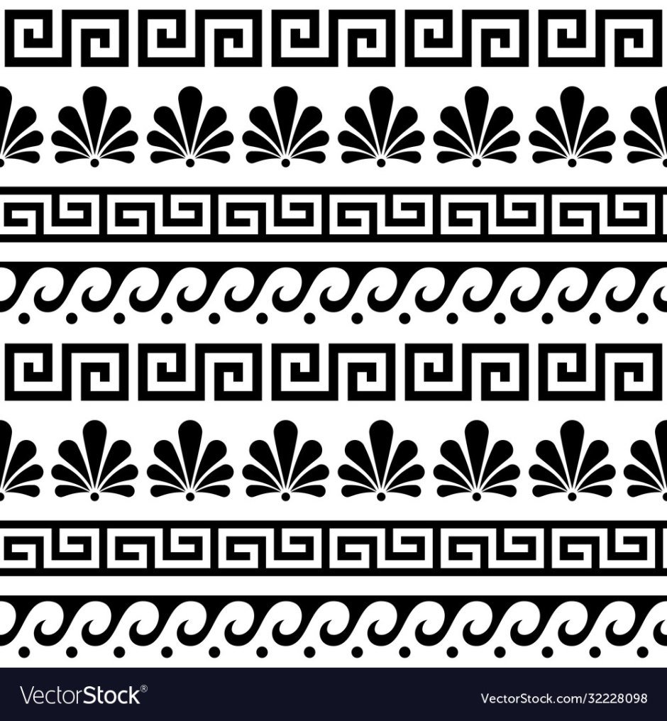 Греческий орнамент Меандр