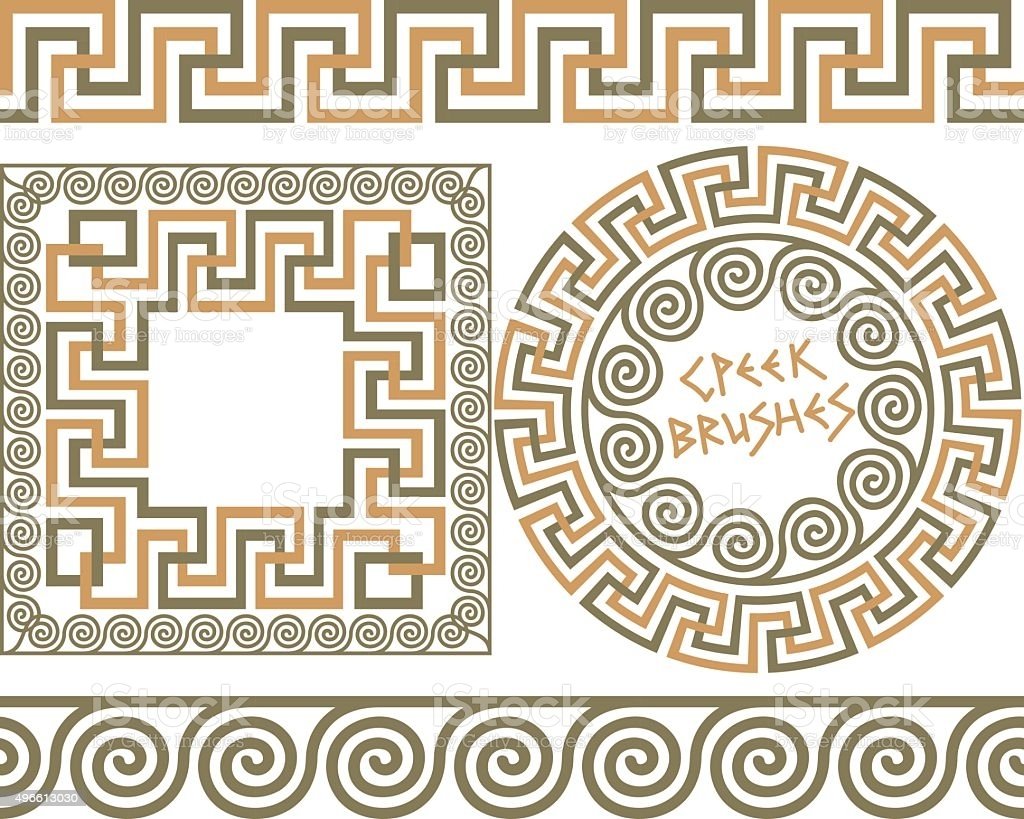 Древнегреческий орнамент Пальметта