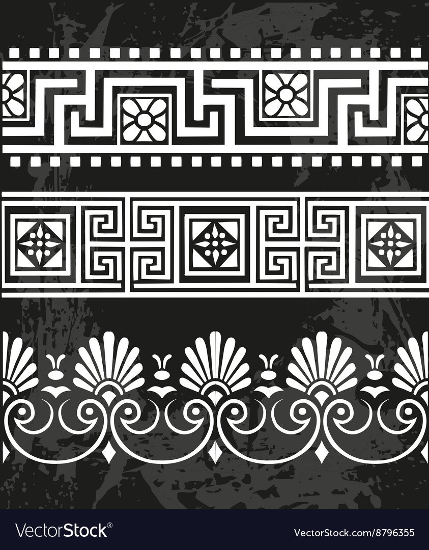 Древнеримский орнамент Меандр