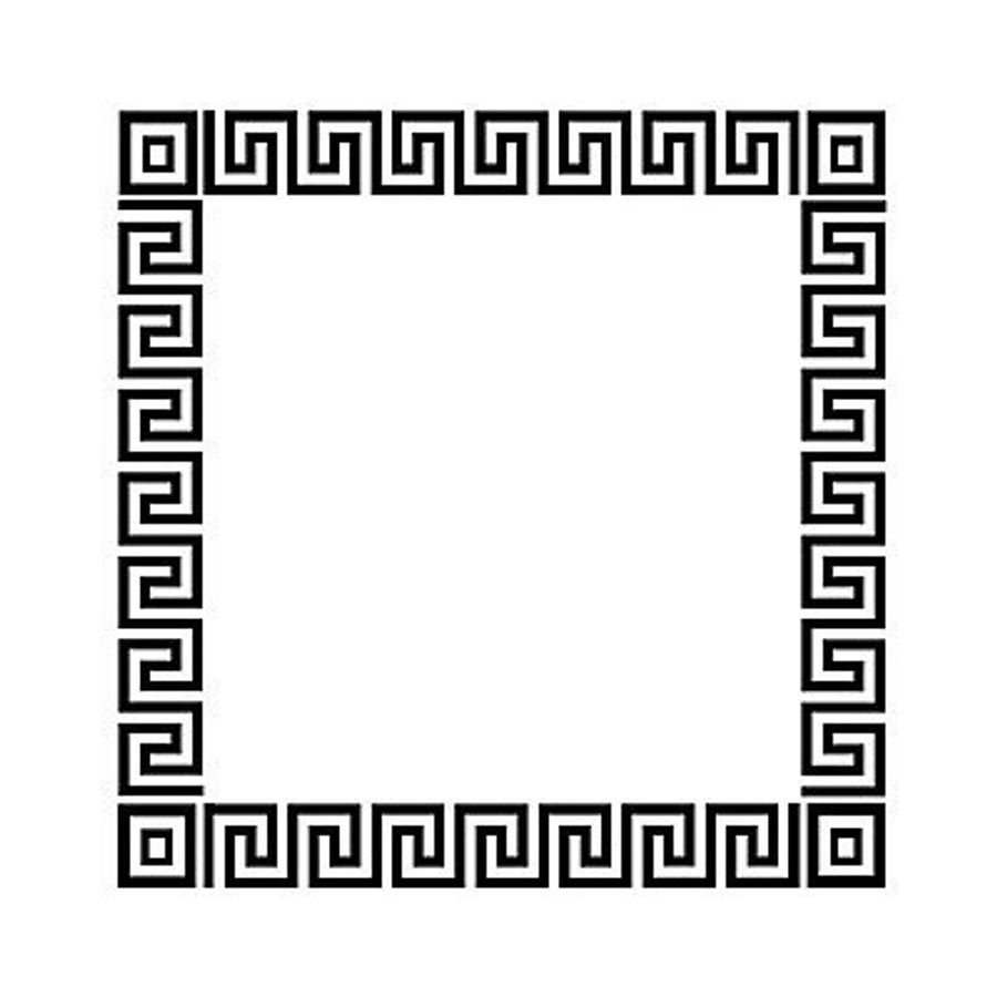 Критская волна орнамент древней Греции