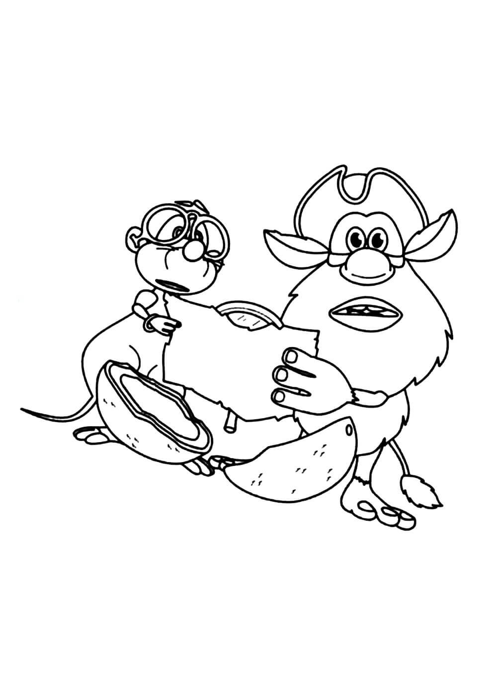 Патрик из губки Боба для разукрашивание