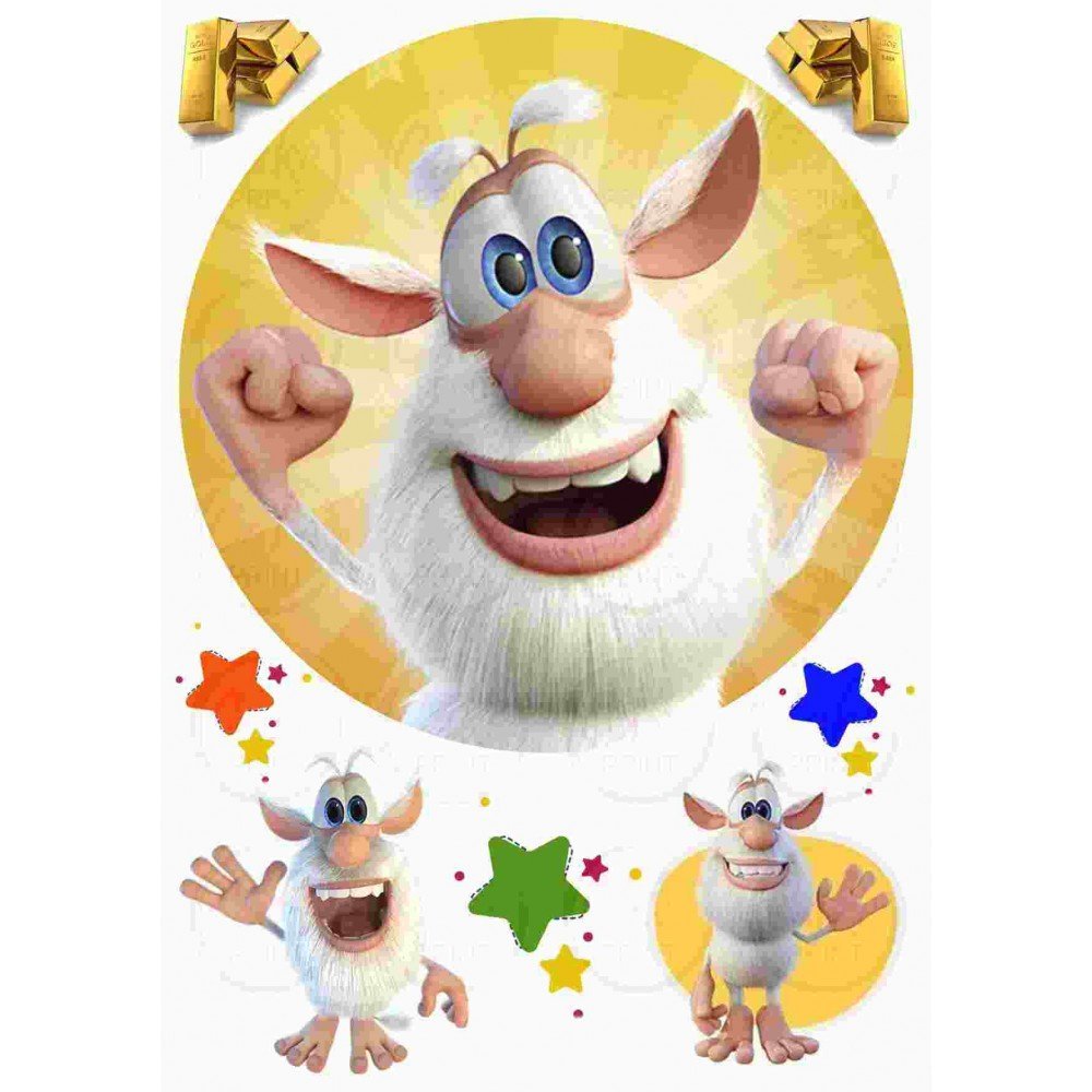 Раскраска Буба мультик