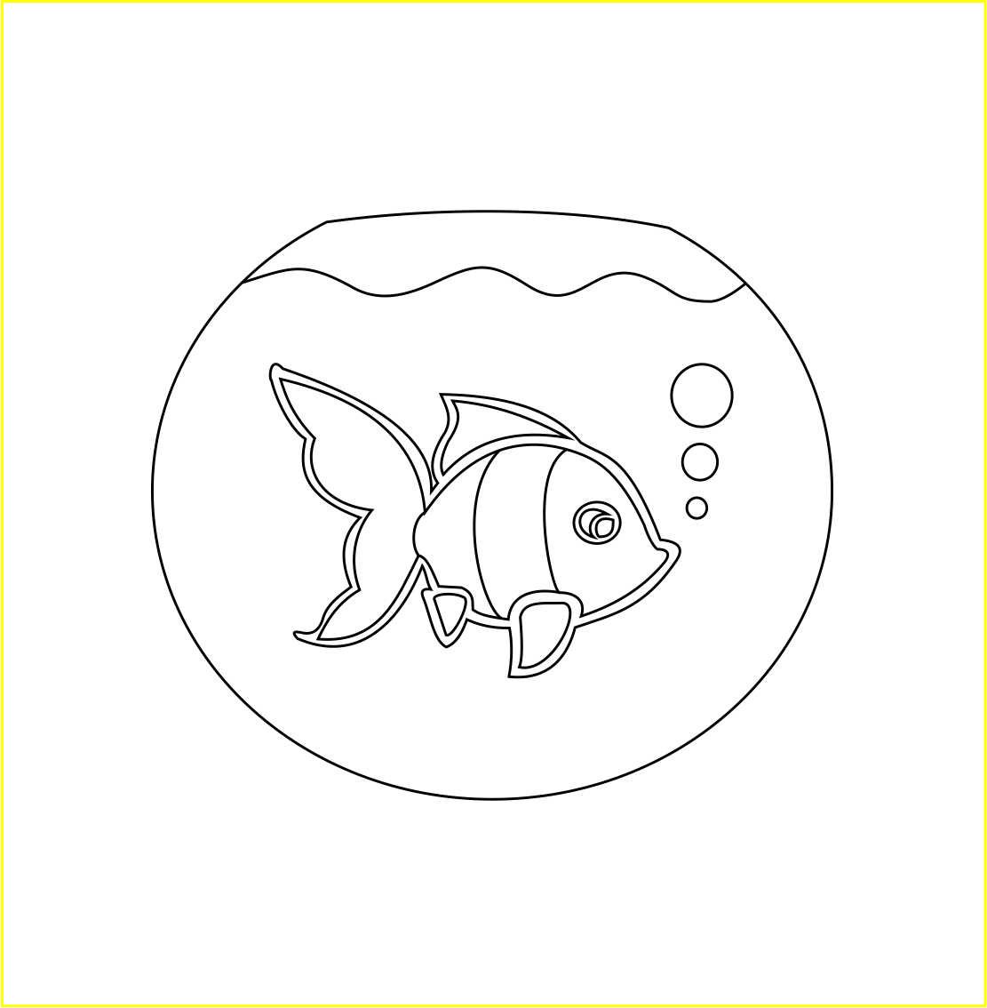 Шаблоны рыбок для аквариума