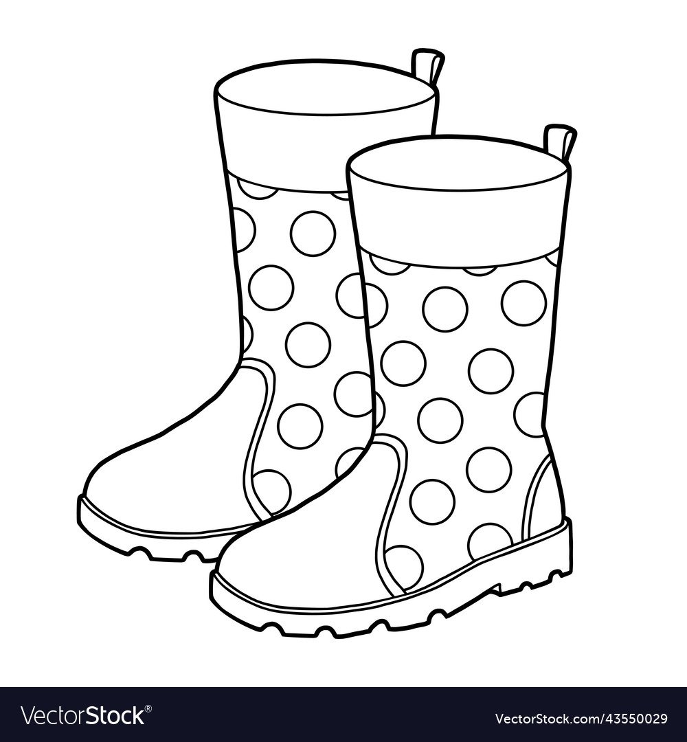Сапоги раскраска