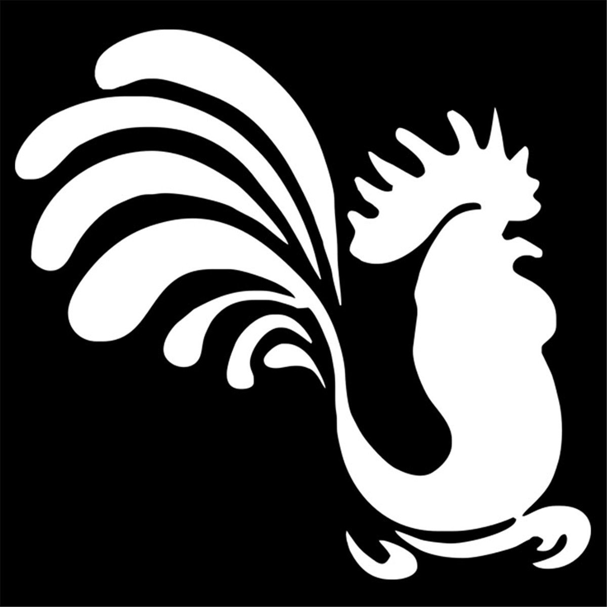 Вытынанка петух