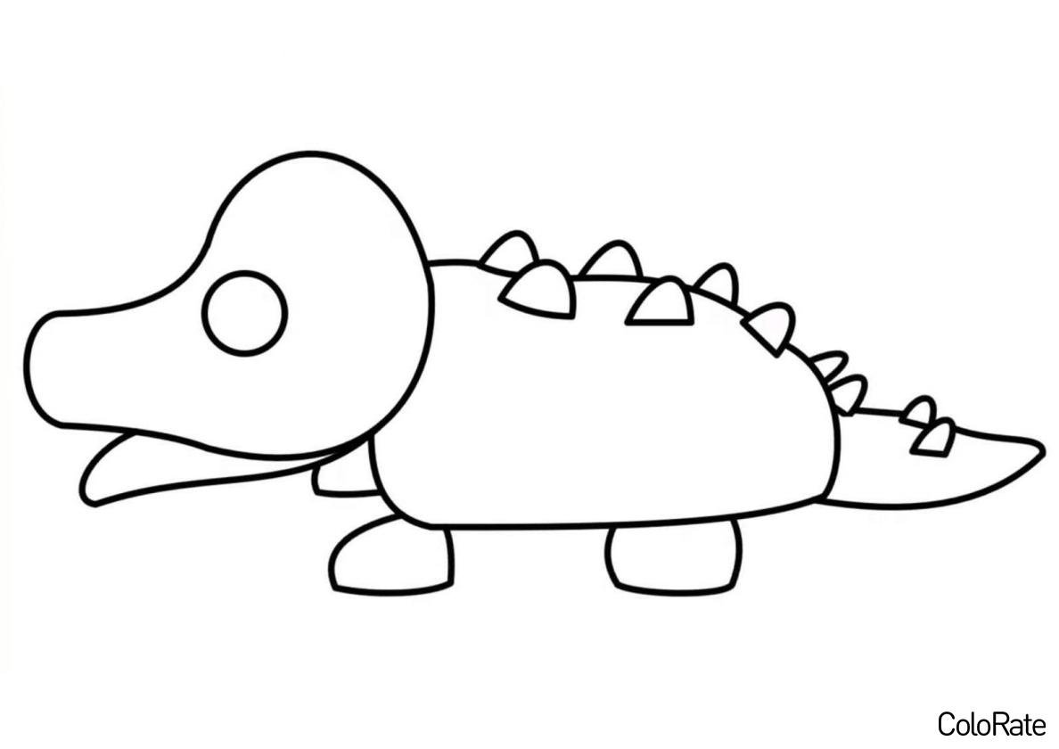 Крокодил из адопт ми