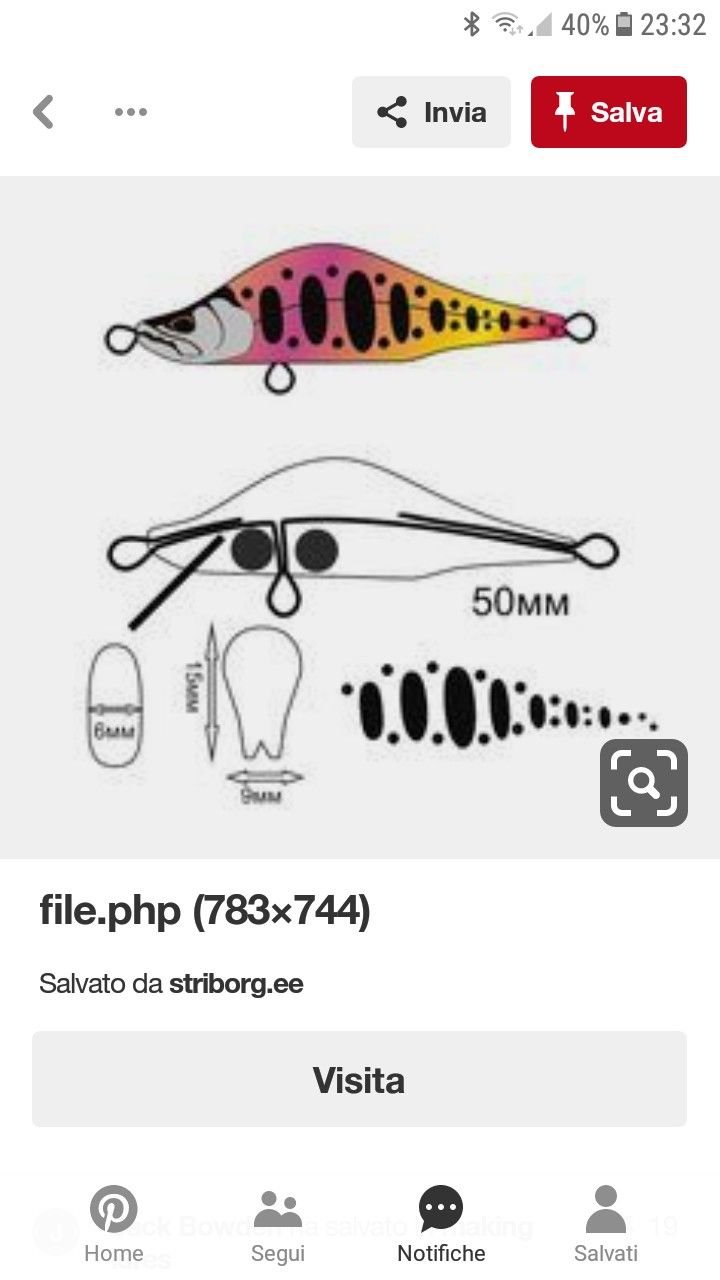 Трафарет морской