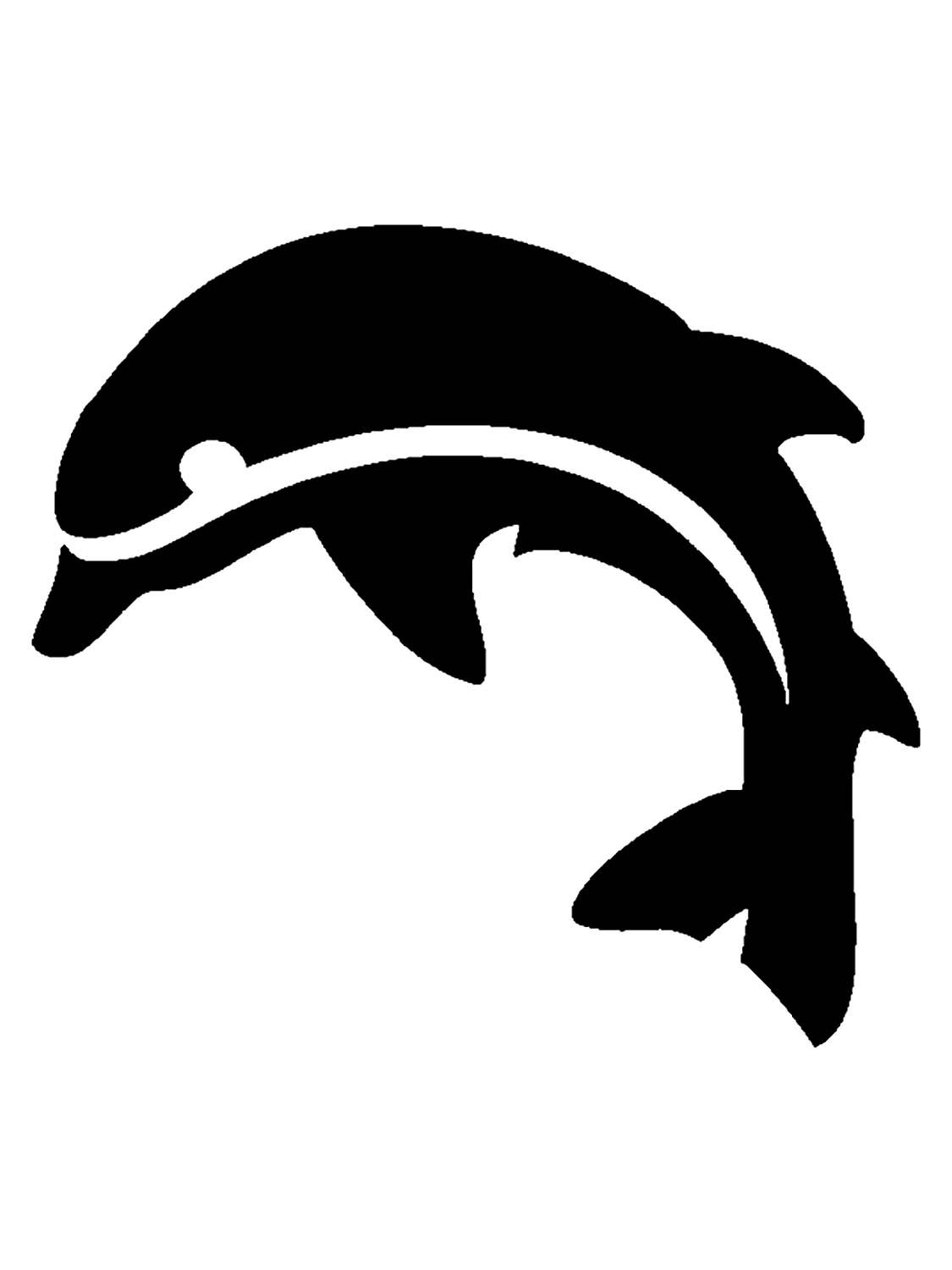 Самолет трафарет