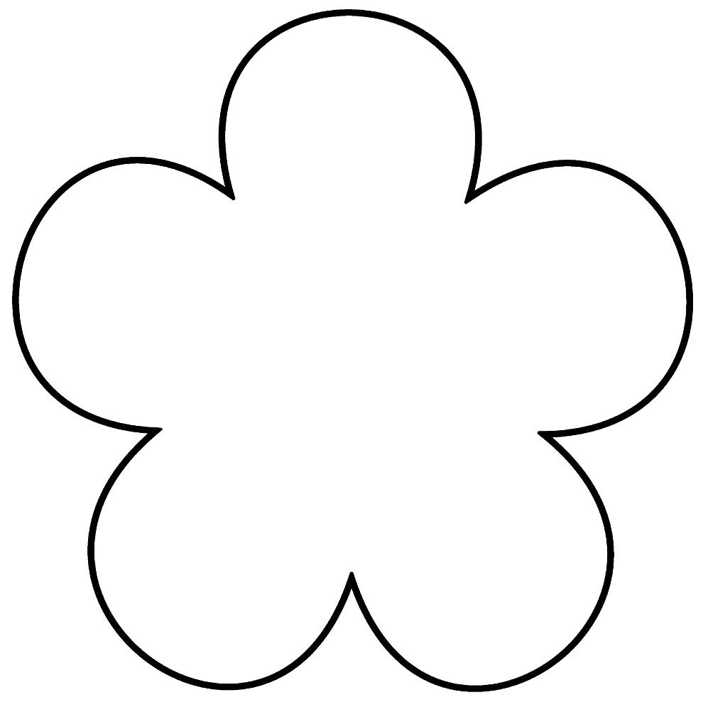 Лекала цветов из фетра