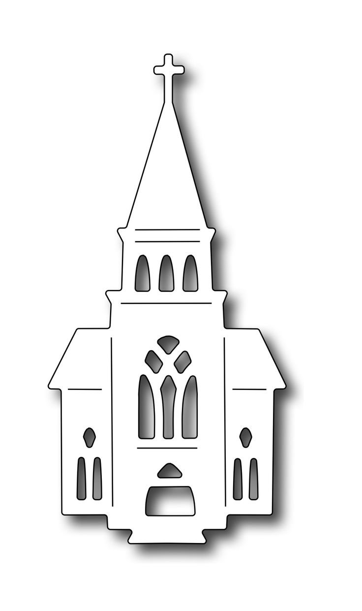 Новогодние силуэты домов