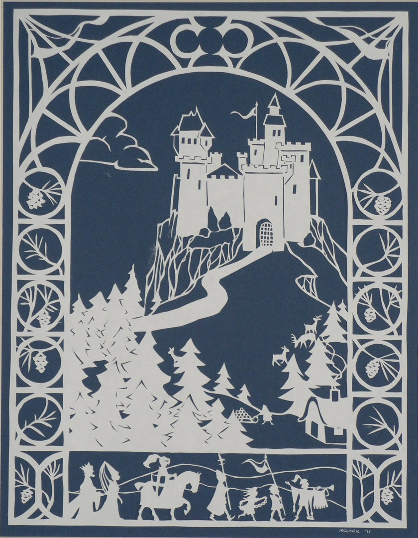 Замок шаблон