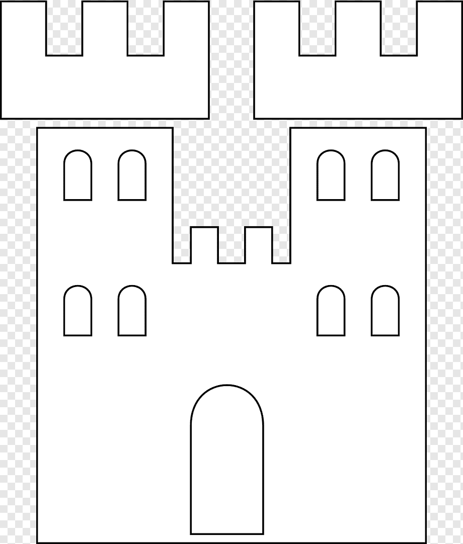 Контур замка для вырезания