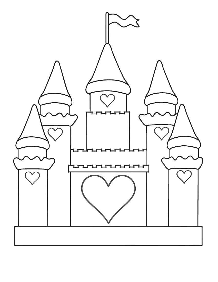 Домик для вырезания на окно