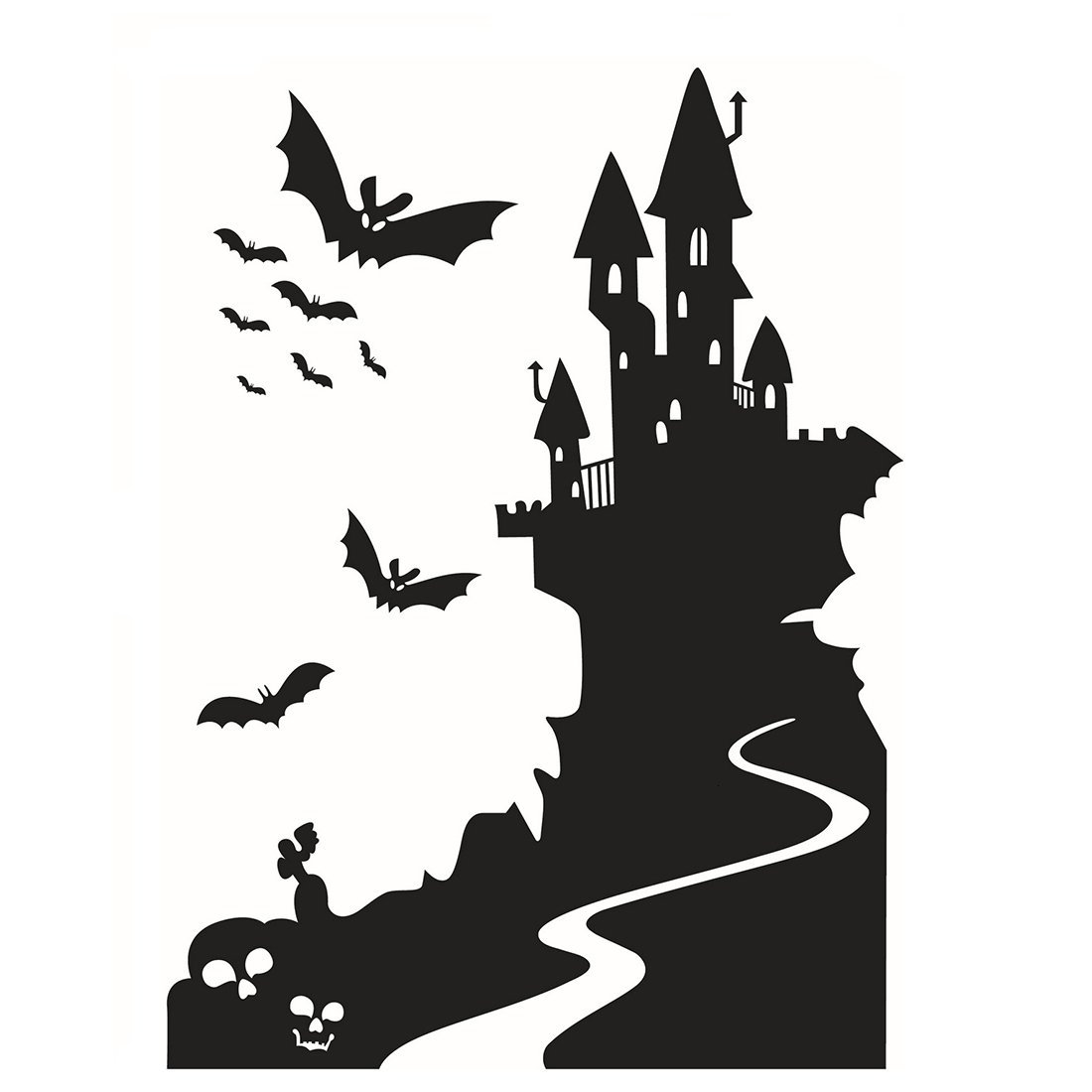 Замок трафарет