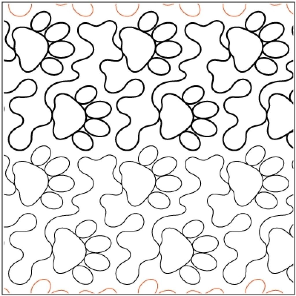 Трафарет для стегания