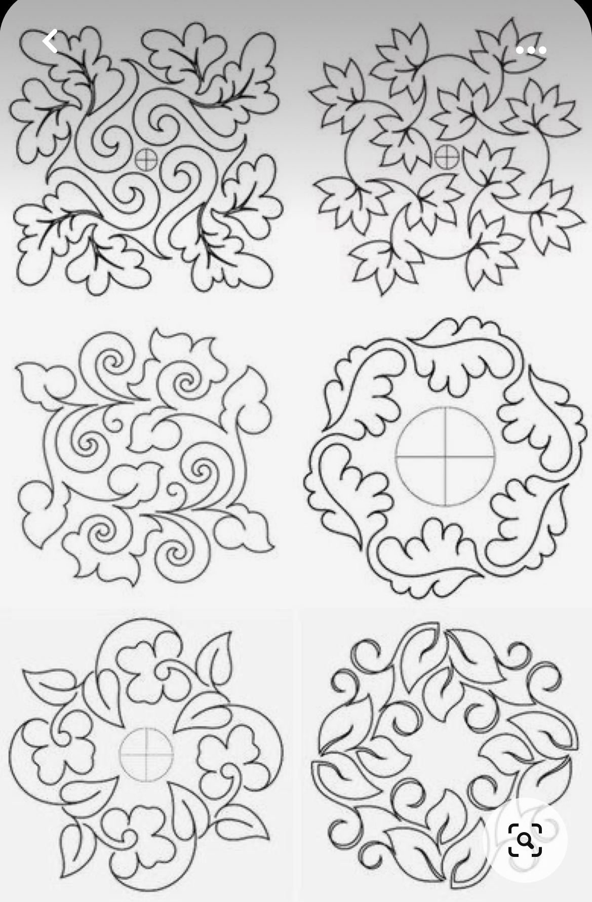 Геометрический узор для стегания