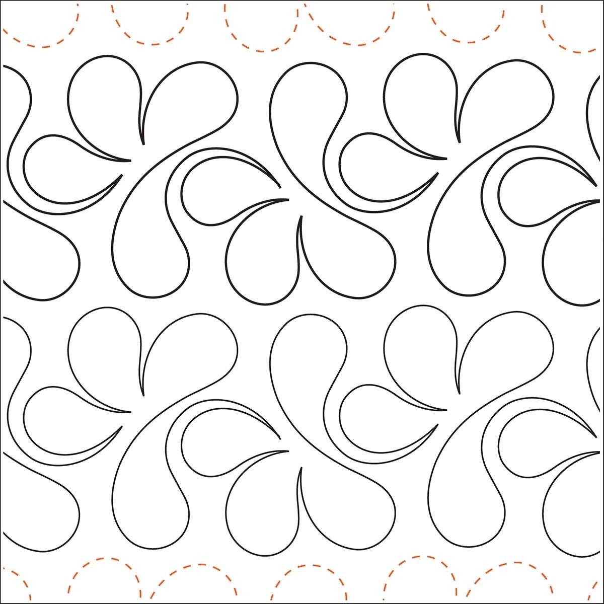 Рисунок Стежки для каймы