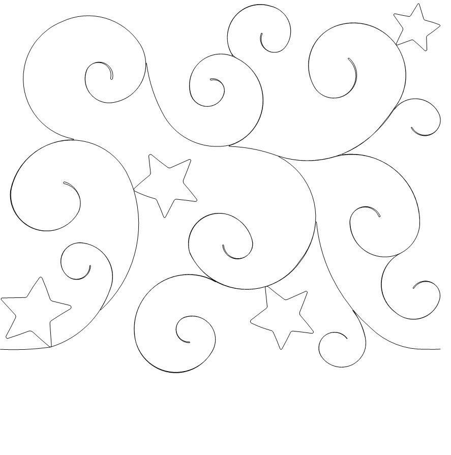 Новогодние узоры для стегания квилта