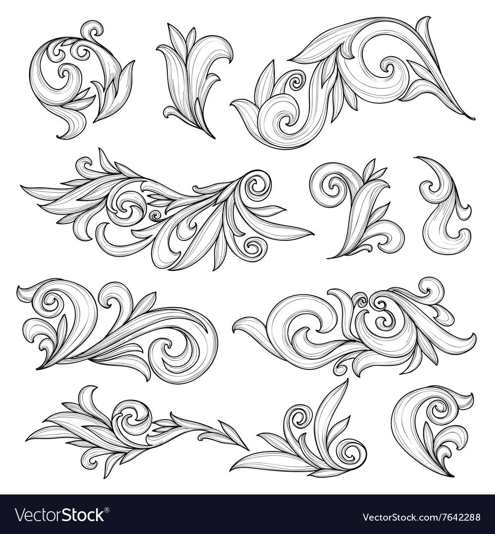 Завитки для джутовой филиграни