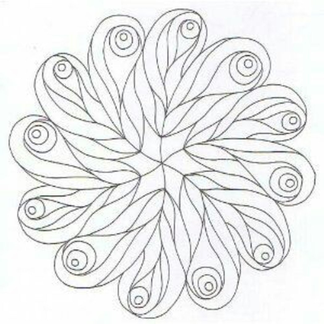 Пейп-арт трафареты узоры для техники