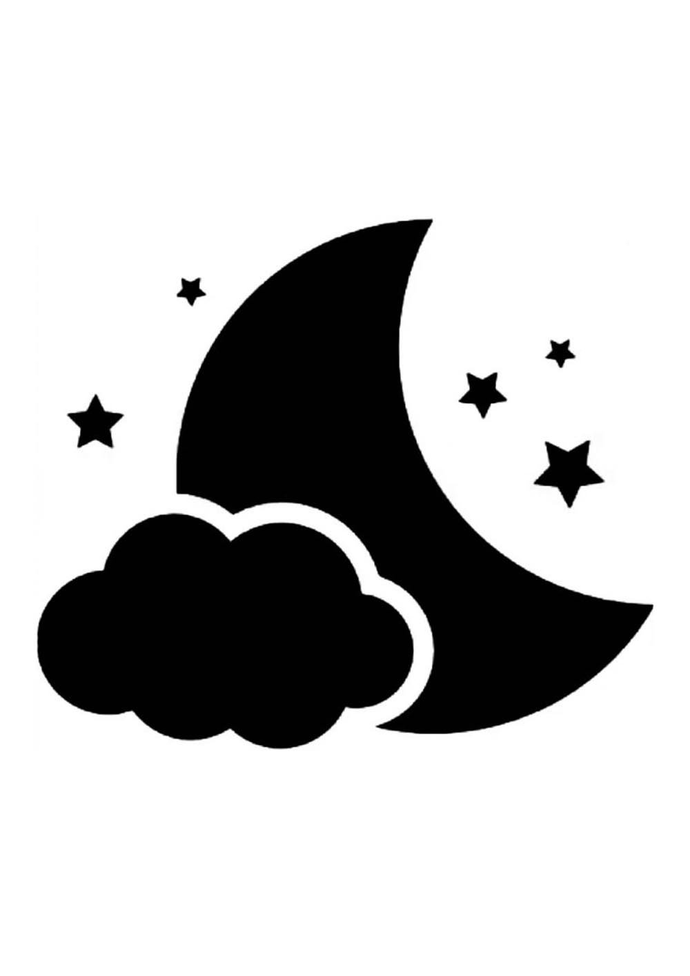 Луна и звезды