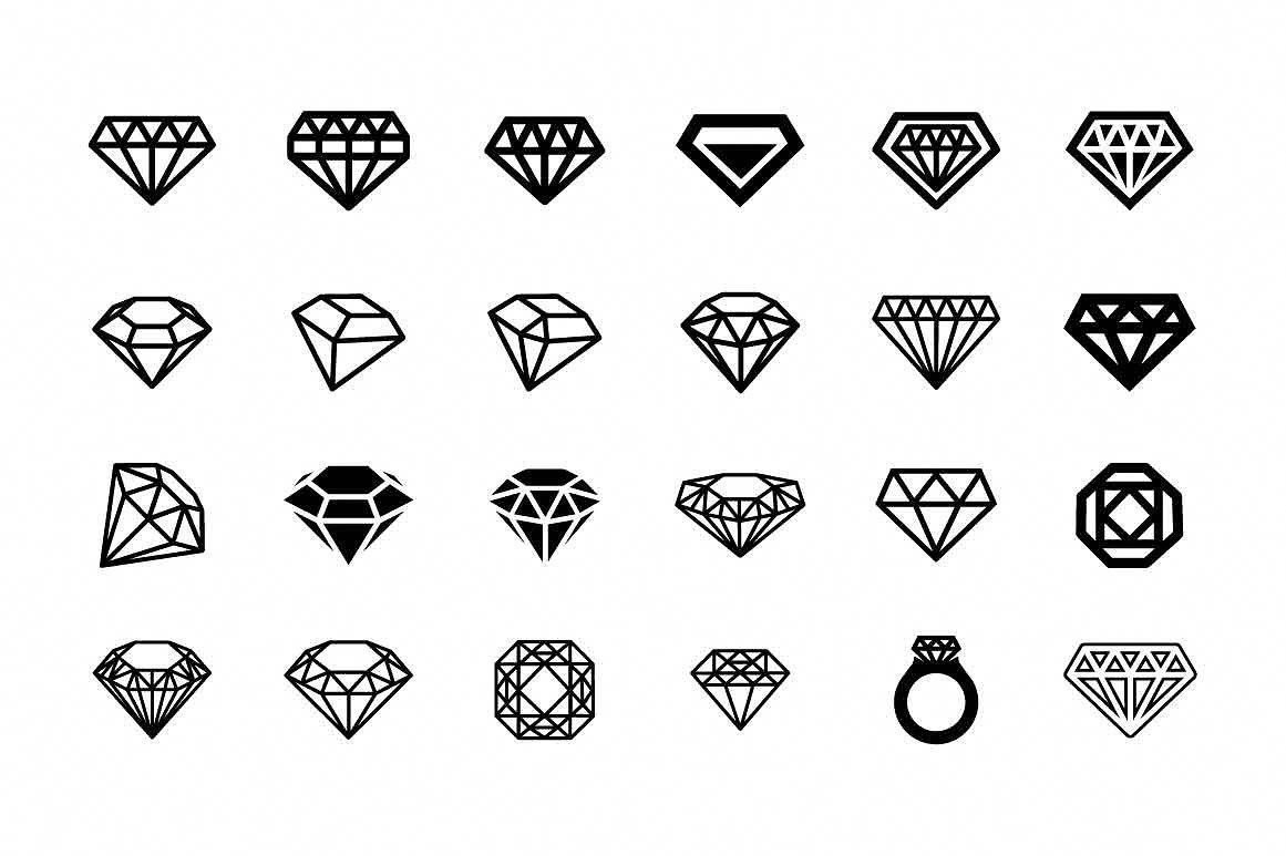 Тату Алмаз эскиз