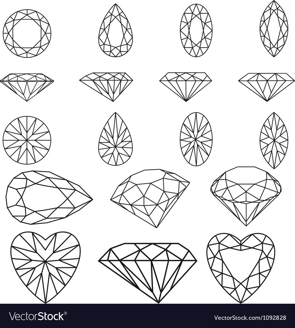 Раскраска Кристалл