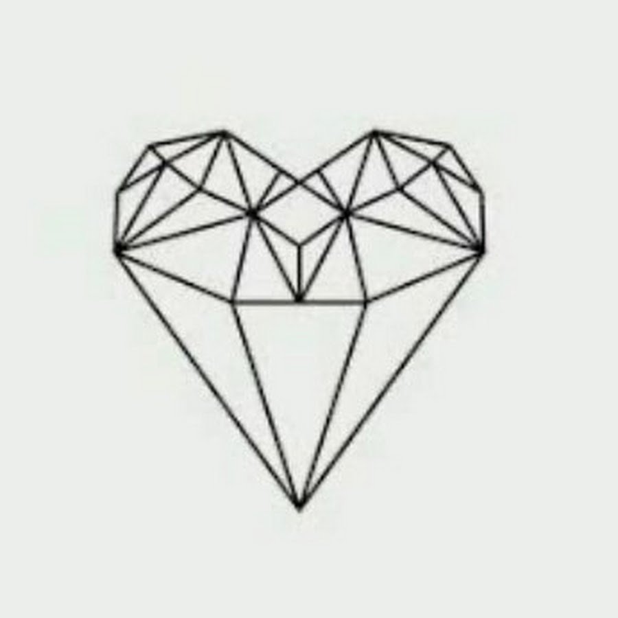 Бриллиант рисунок карандашом