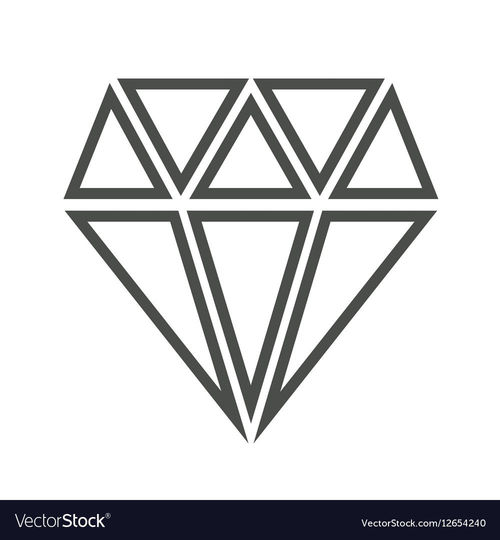 Алмаз схематично