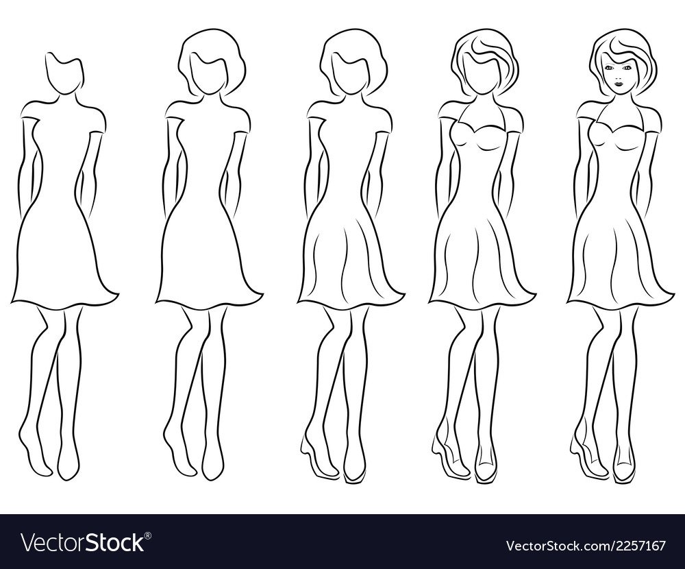 Трафарет человека для детей