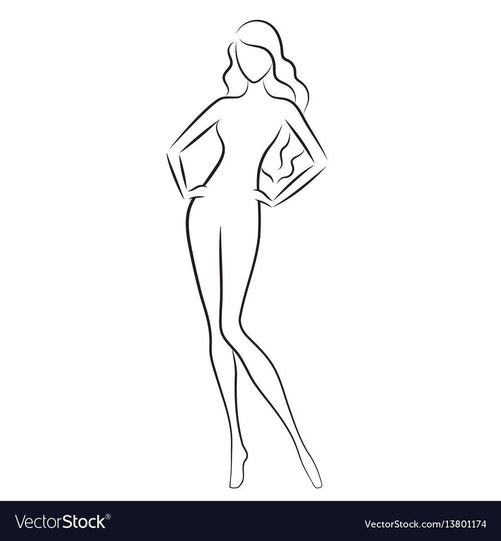 Модели для рисования одежды