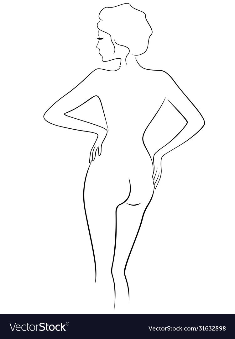 Женские силуэты для вырезания