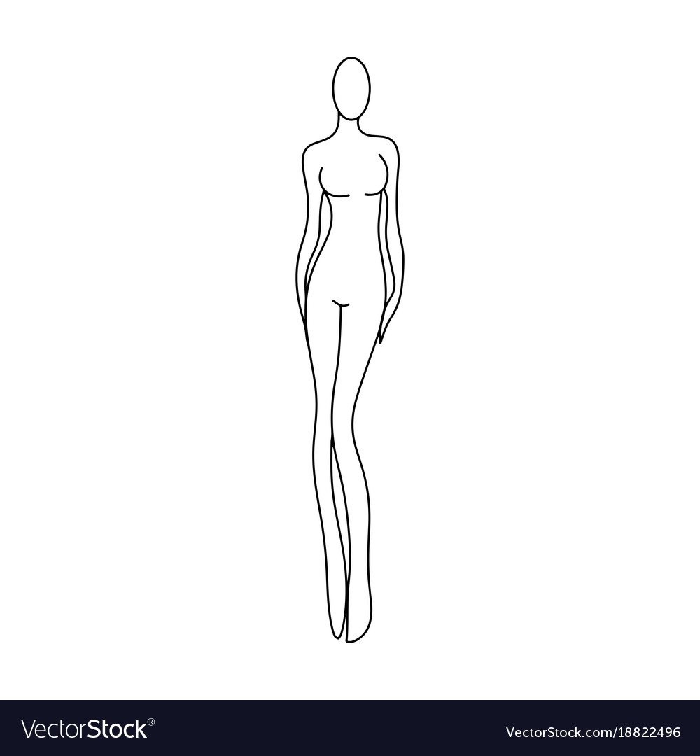 Модели для рисования одежды