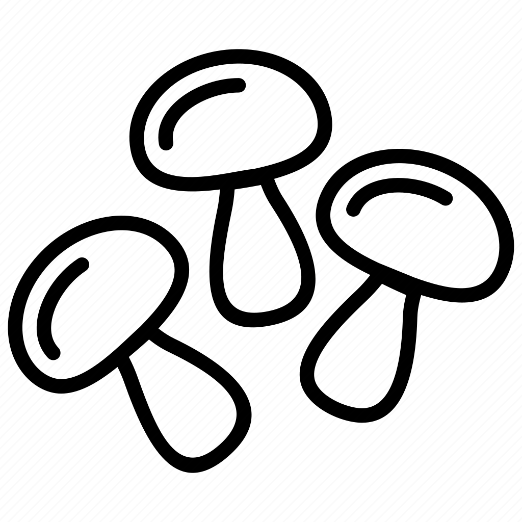 Раскраска гриб шампиньон