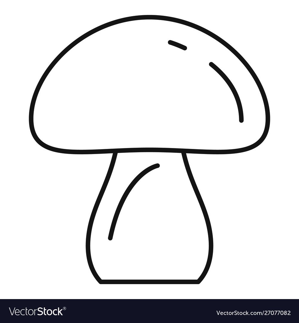 Грибы маленькие раскраска