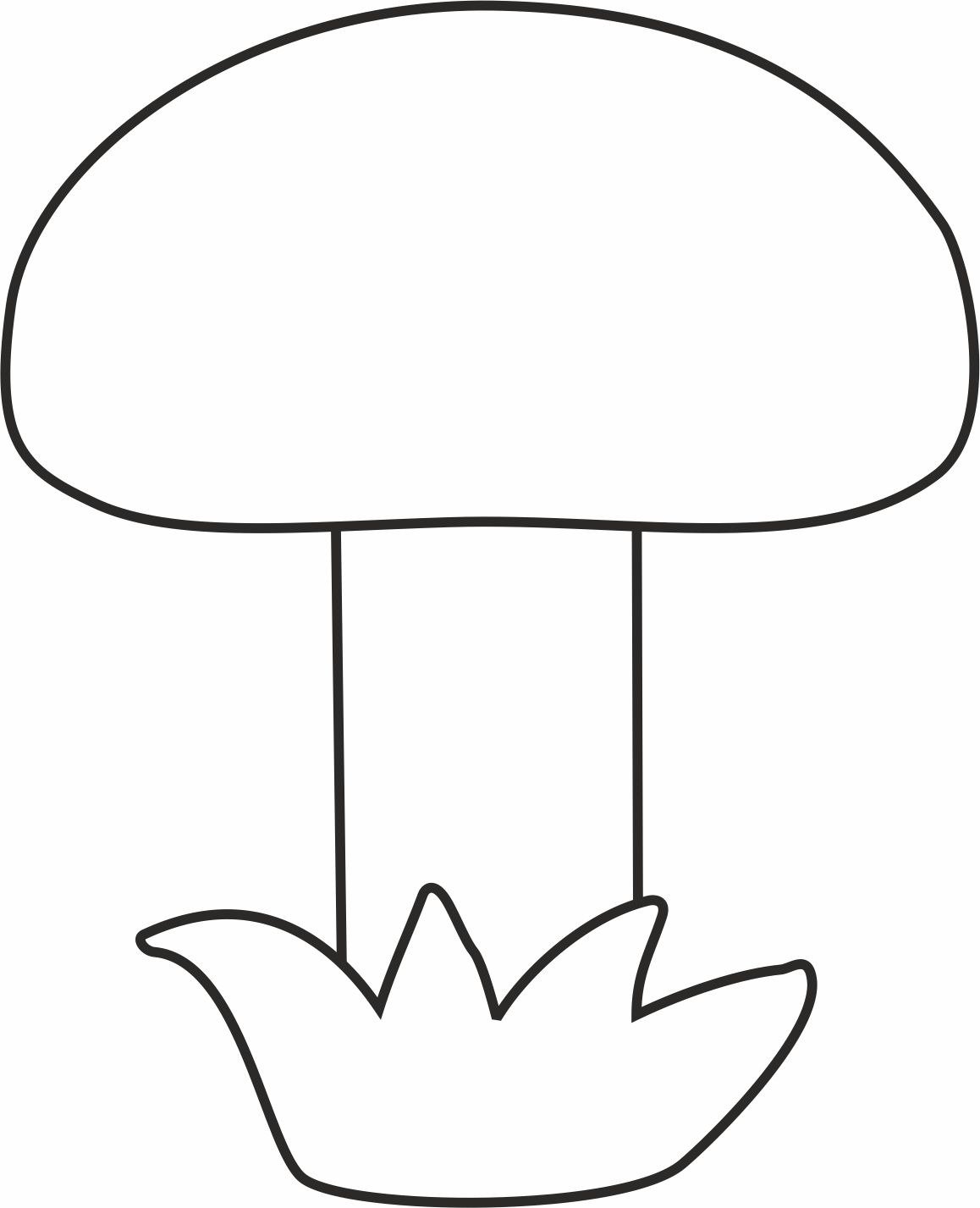 Чб грибы значок