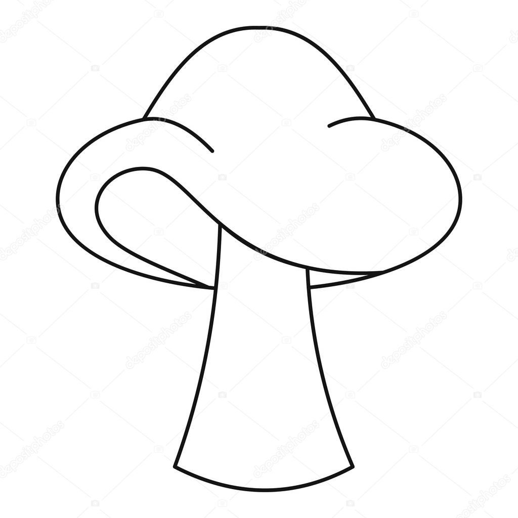 Гриб мухомор для пластилинографии