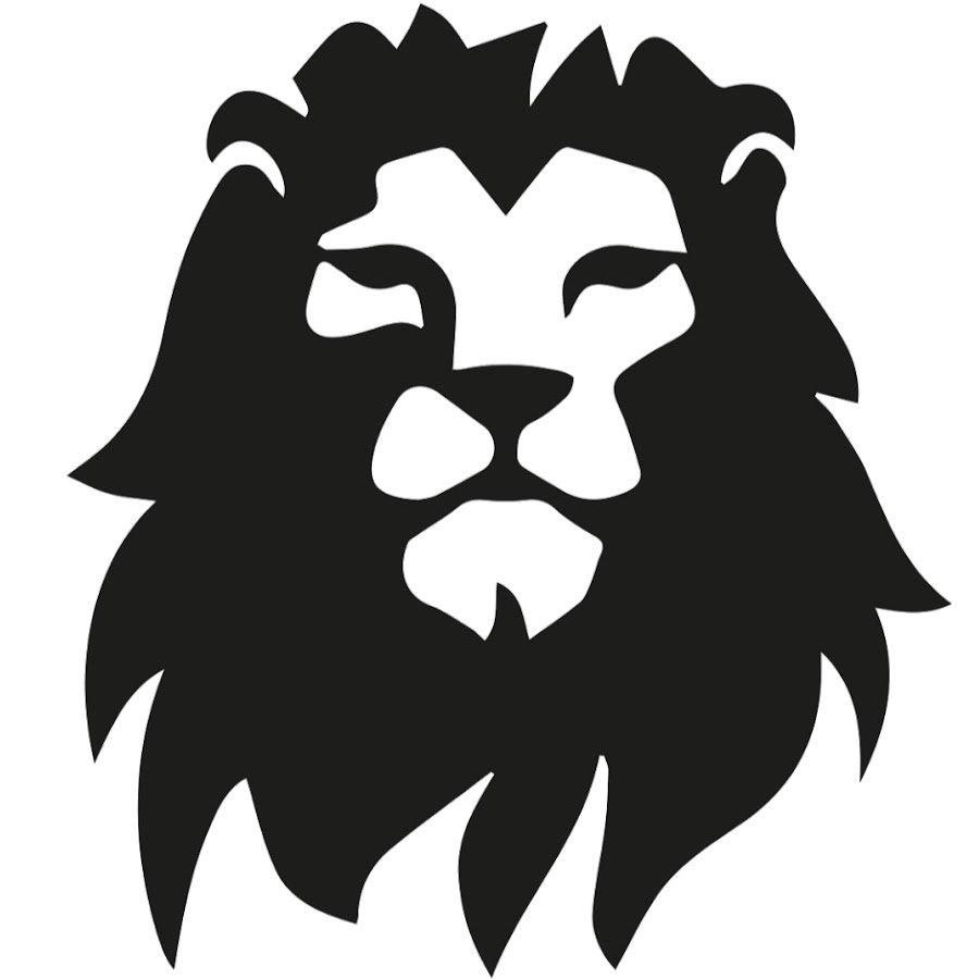 Трафарет Льва для вырезания