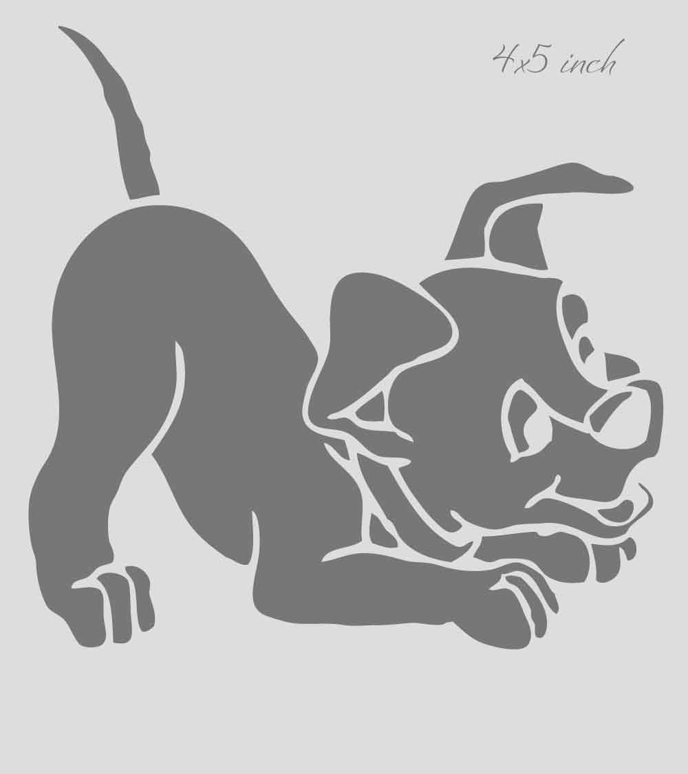 Трафарет животных для покраски стен