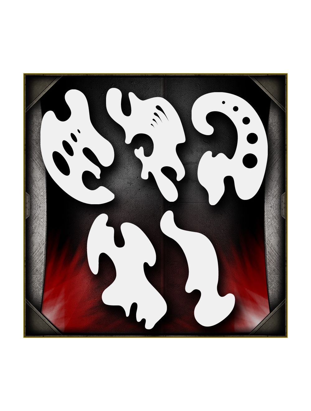 Трафарет растительность