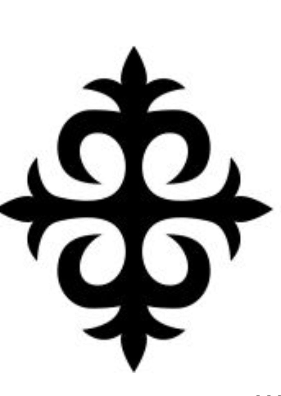 Осетинский орнамент трафарет для вырезания