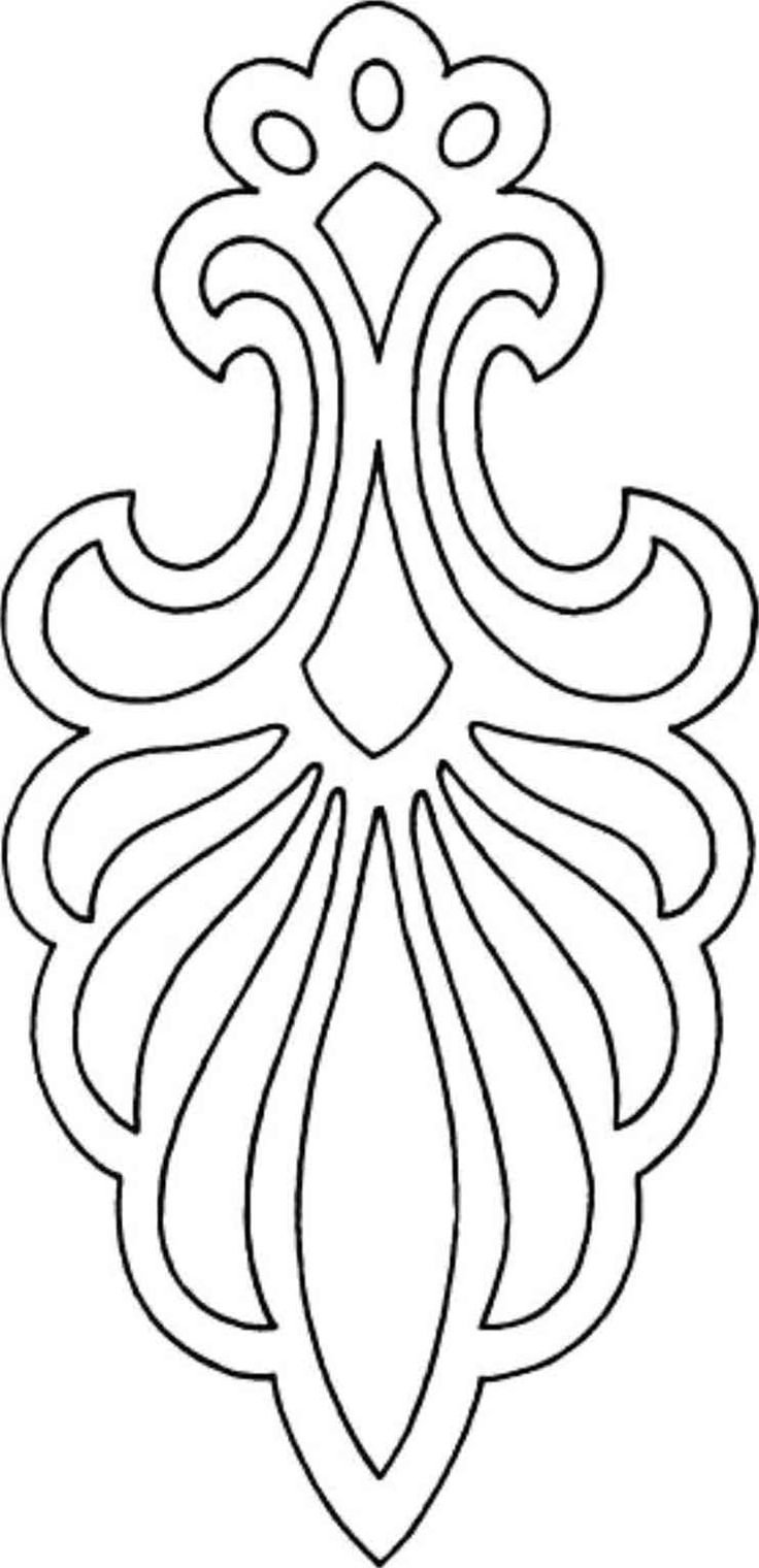 Трафарет вензеля