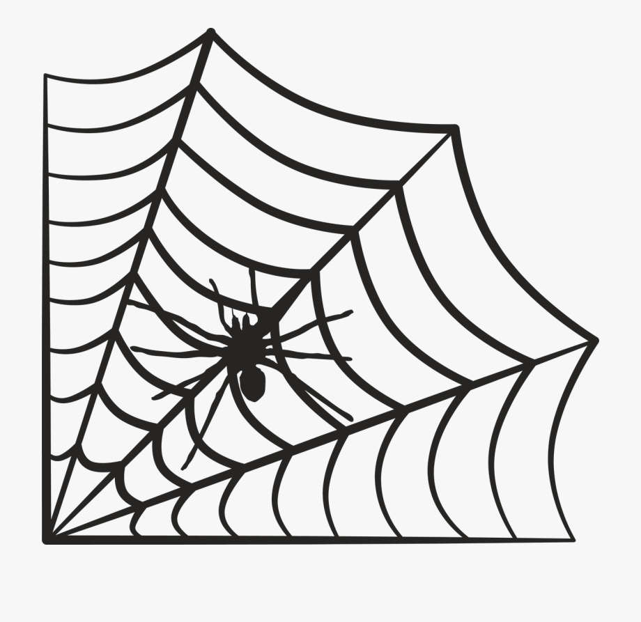 Паутинка трафарет