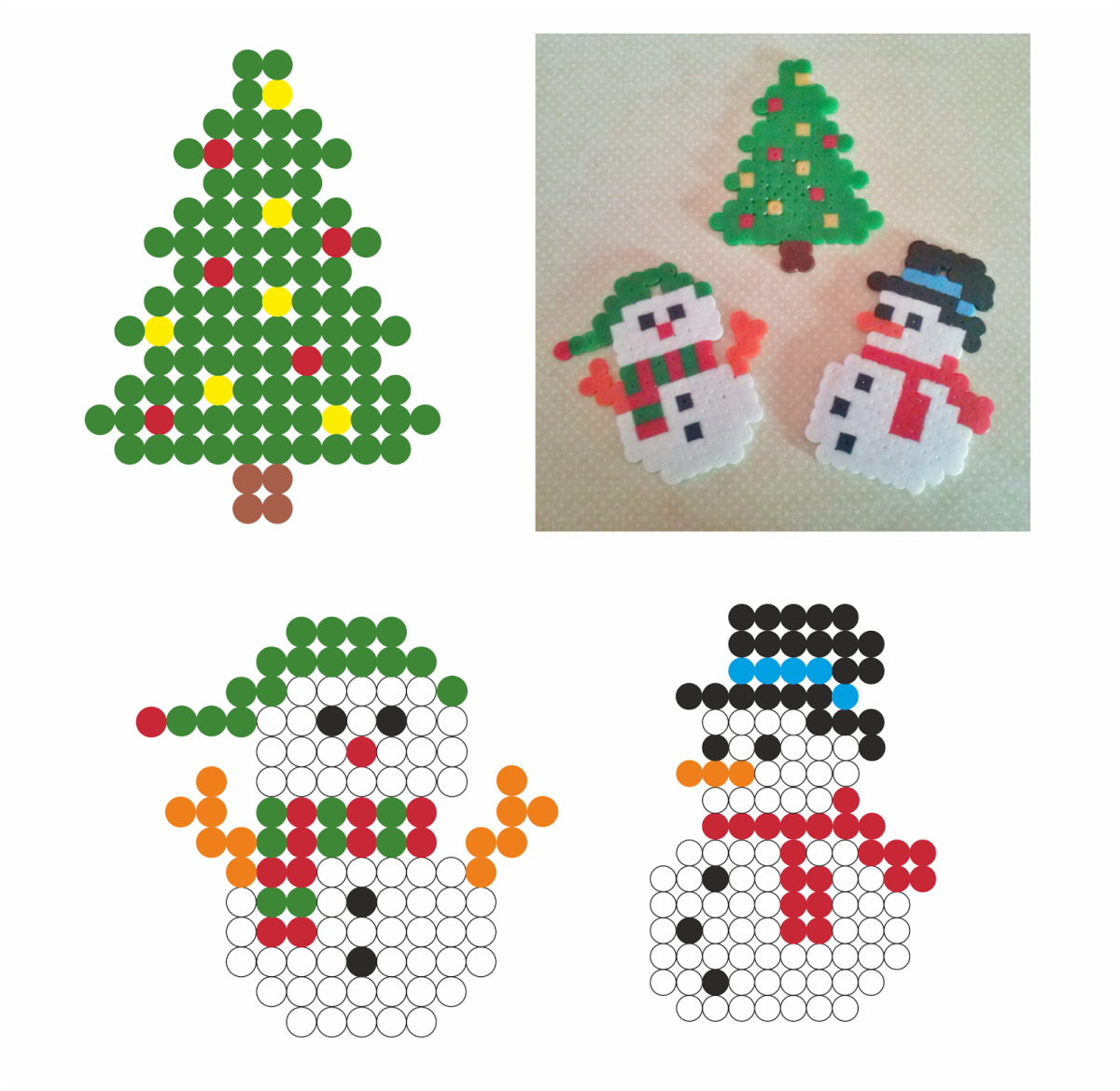 Аква Бидс елочка схема